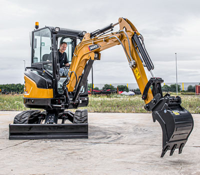 Sany SY26U Minibagger Dimension