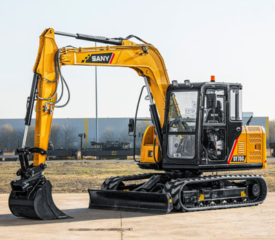 Sany SY75C Kompaktbagger Dimension