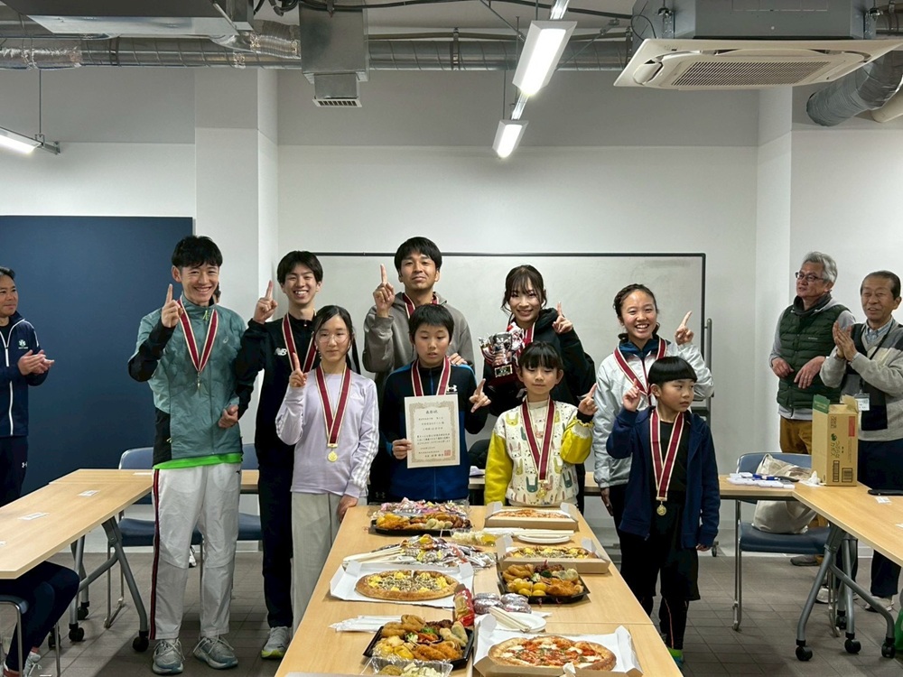 第４１回港北区駅伝開催　連合町内会の部　Aチーム優勝