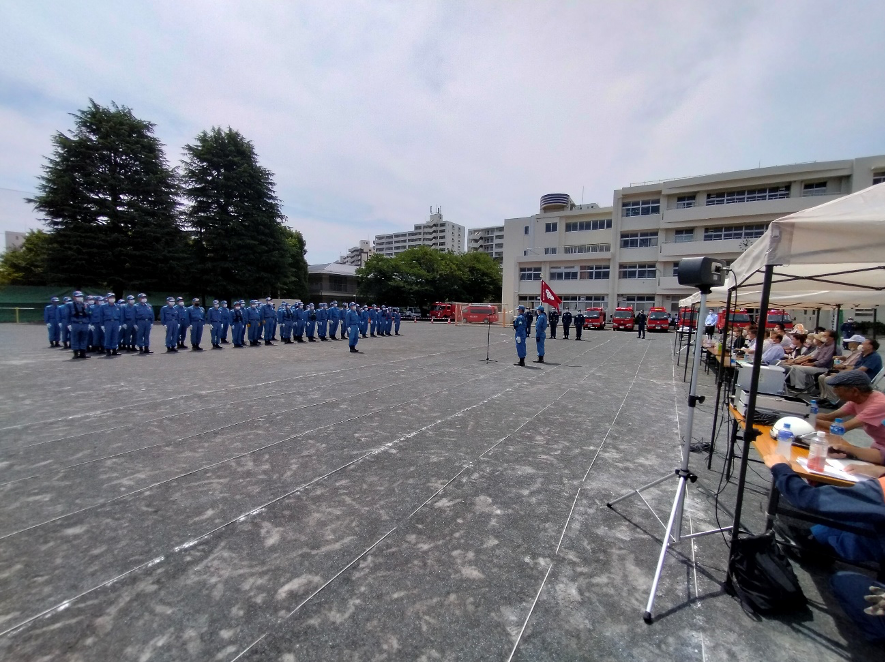 【港北消防団】第5分団（日吉地区連合町内会消防団）夏季訓練会が開催されました