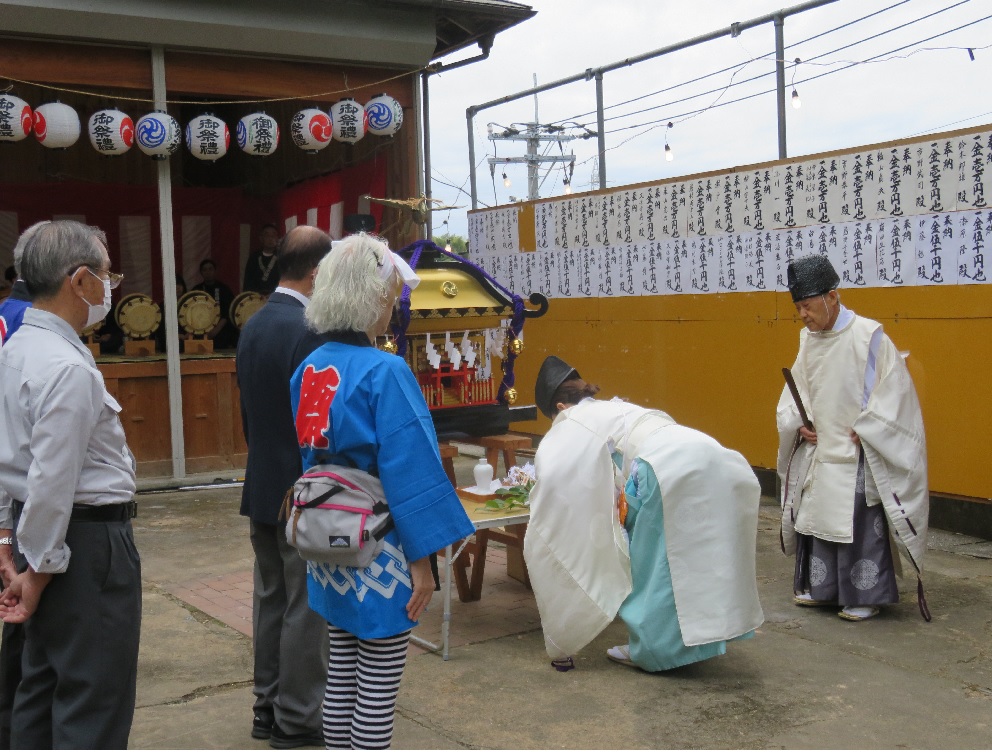 駒林神社祭礼　日吉本町西町会子ども神輿