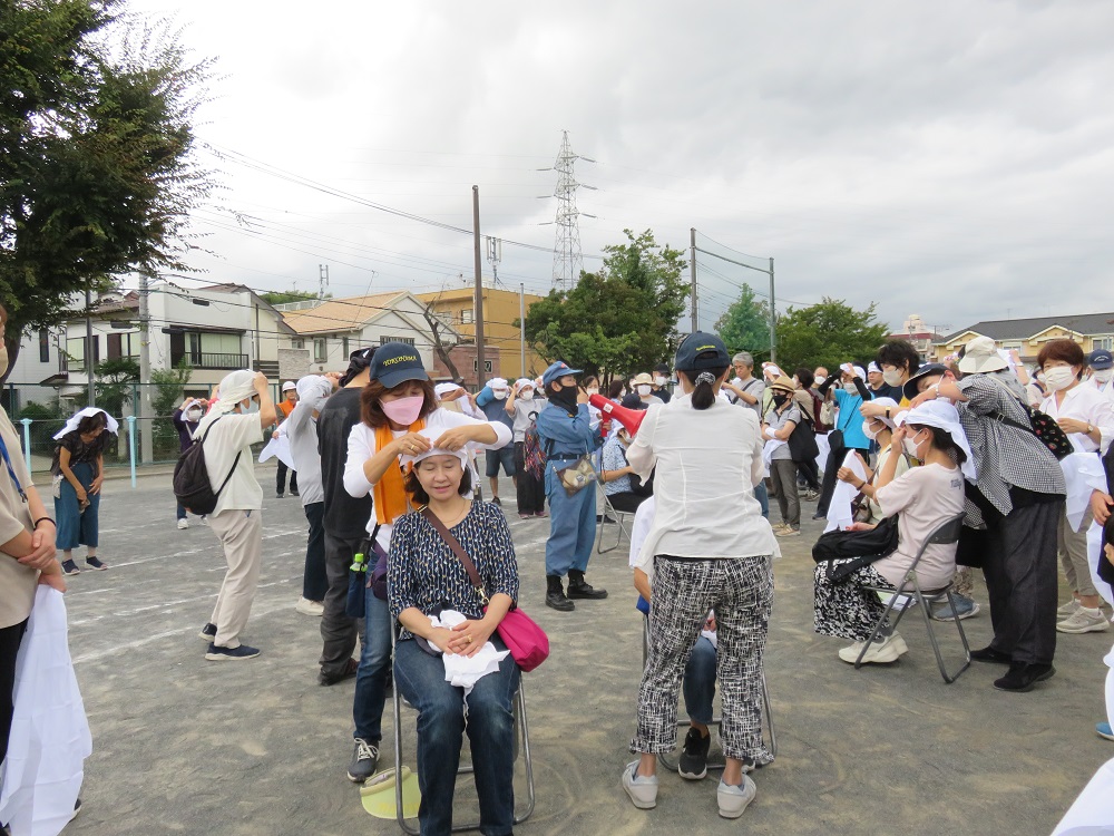 令和５年度駒林小学校地域防災拠点防災訓練を実施