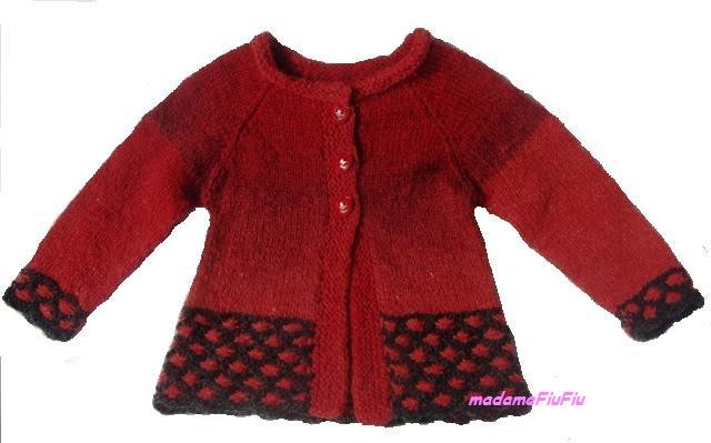 BABY RED    100% wool