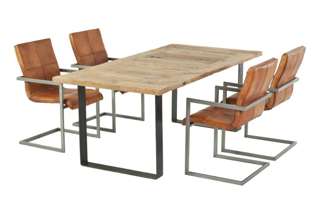 Kufen Esstisch aus alter Eiche ALTHOLZDESIGN Kufen Esstisch aus alter Eiche ALTHOLZDESIGN