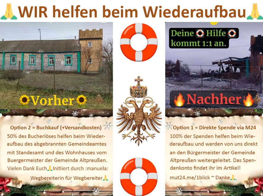 Wiederaufbau in der Gemeinde Altpreußen