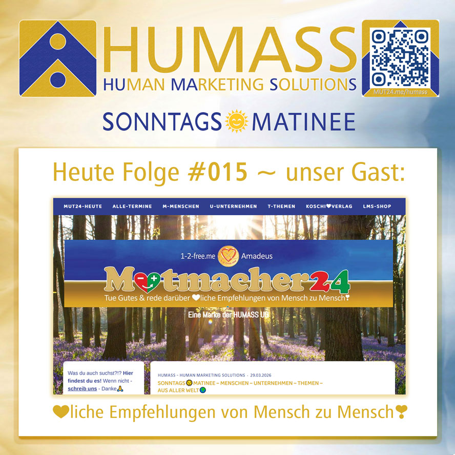 HUMASS-online ~ SONNTAGS☀️MATINEE ~ Folge #015