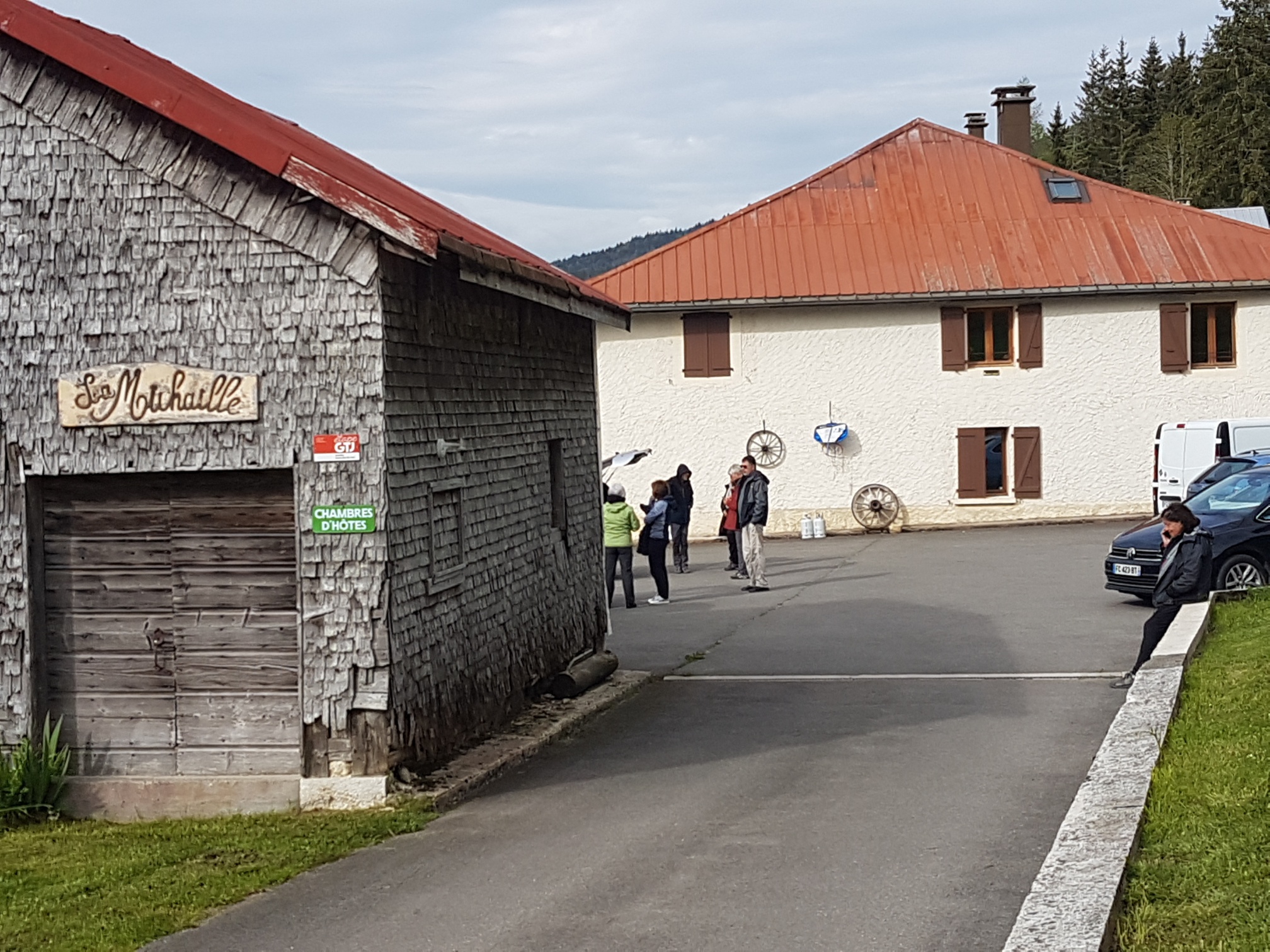 le gîte La Michaille (à Mijoux)