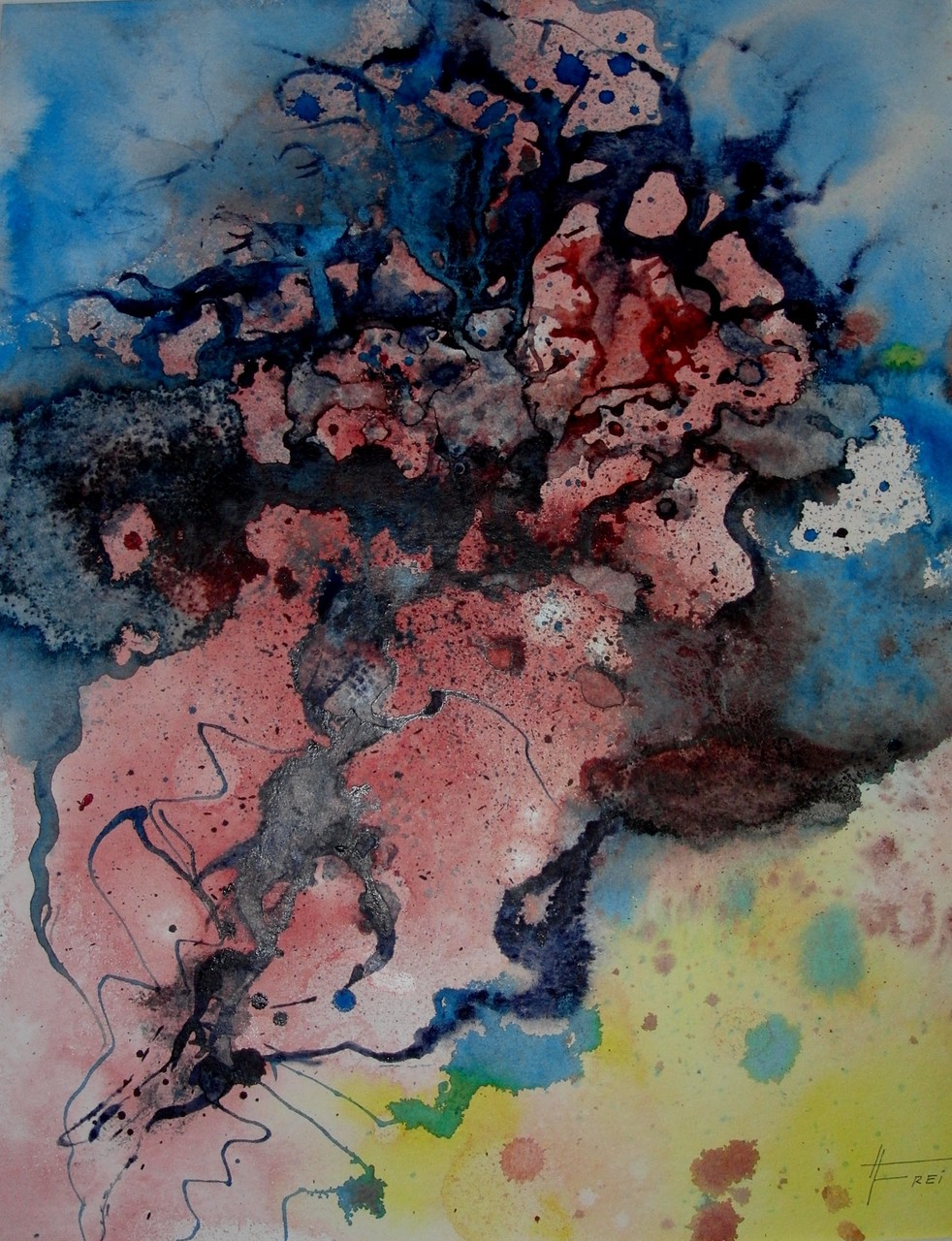 ART HFrei - "Von Angesicht zu Angesicht" - Aquarell - 2011