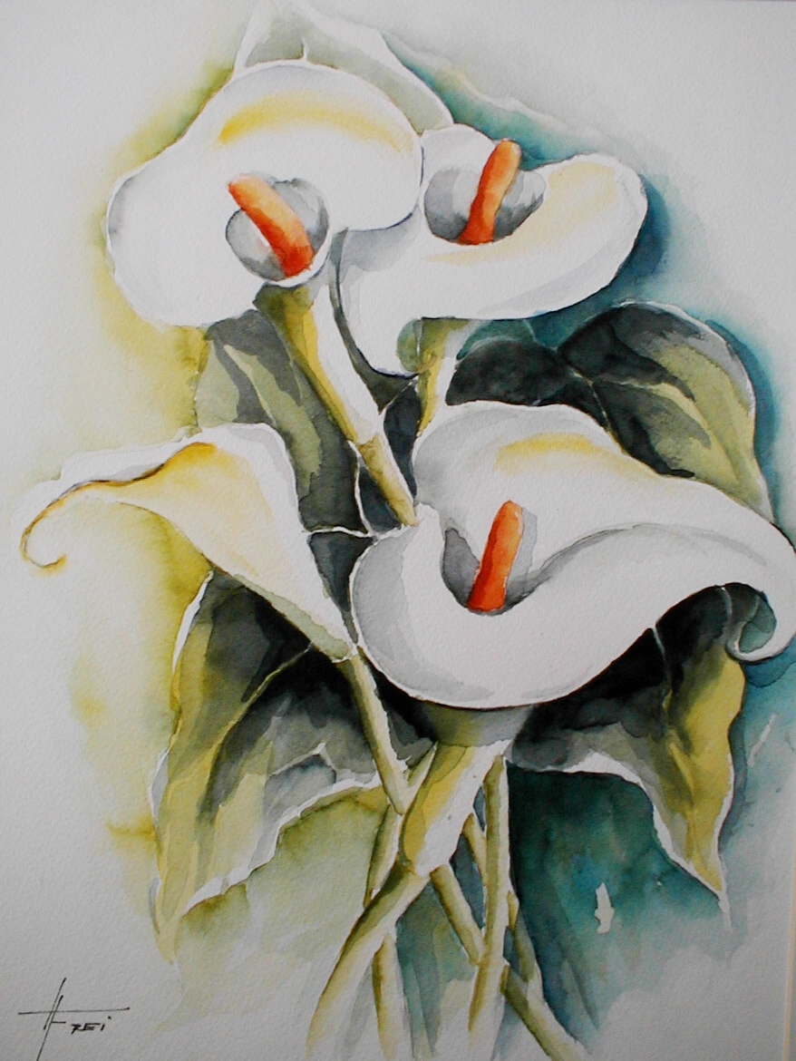 ART HFrei - "Calla" - Aquarell - 2007