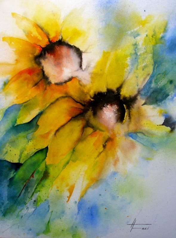 ART HFrei - "Duo" - Aquarell - 2008