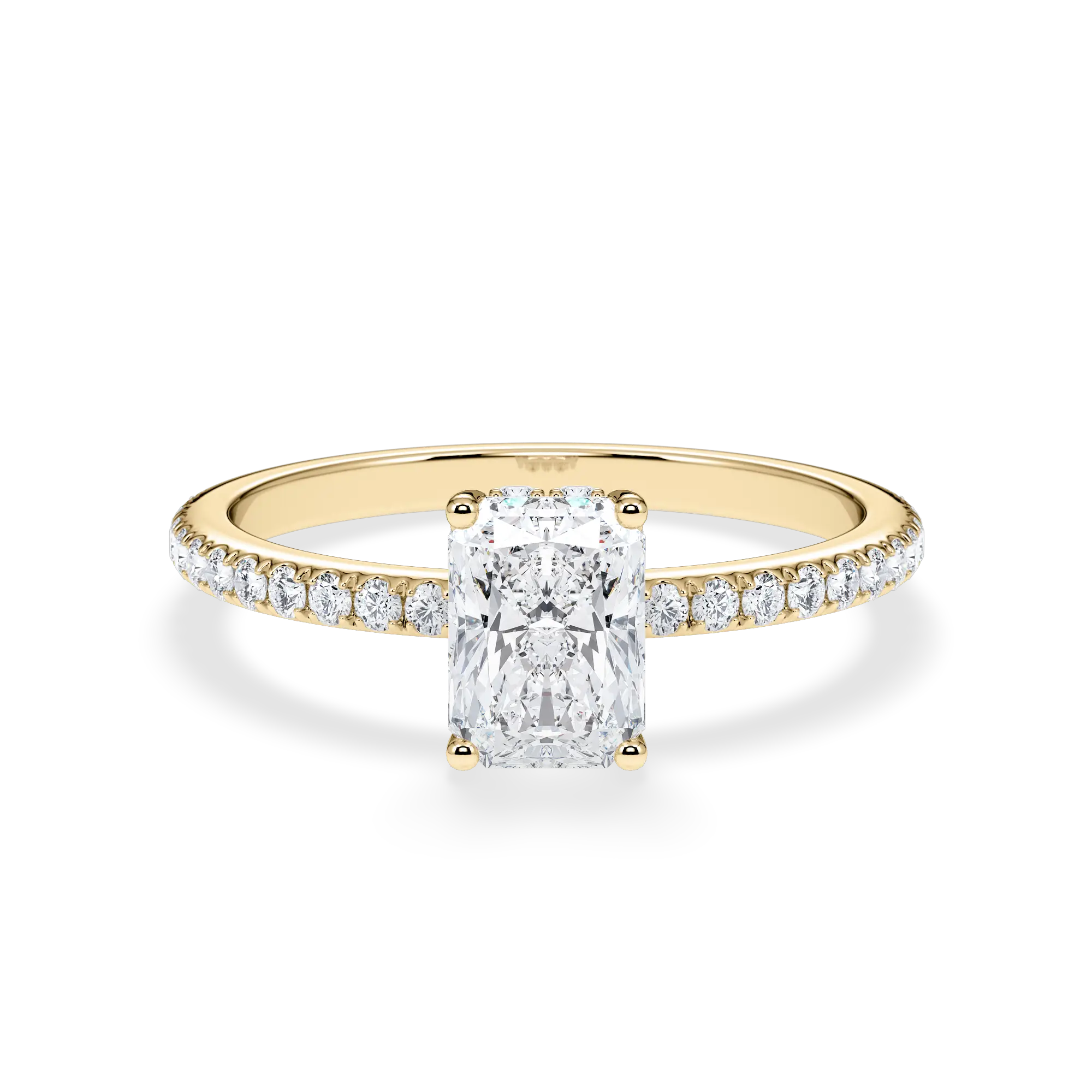 Radiant Ring mit seitlichem Steinbesatz