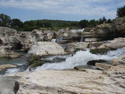 les gorges de la Cèze dans le Gard