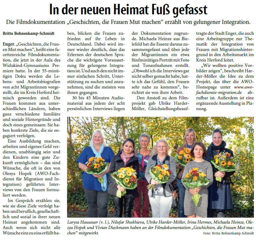 Artikel aus der NW (26.10.2021)