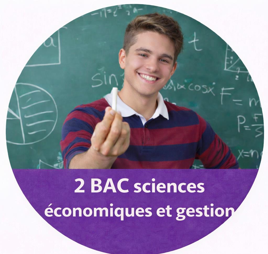 2 Bac Sciences économie et gestion : Cours, examens et exercices corrigés Maths  Maroc