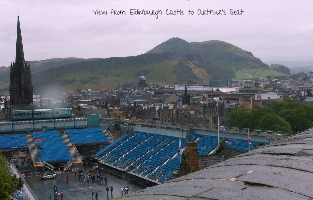 Edinburgh Castle and Arthur's Seat