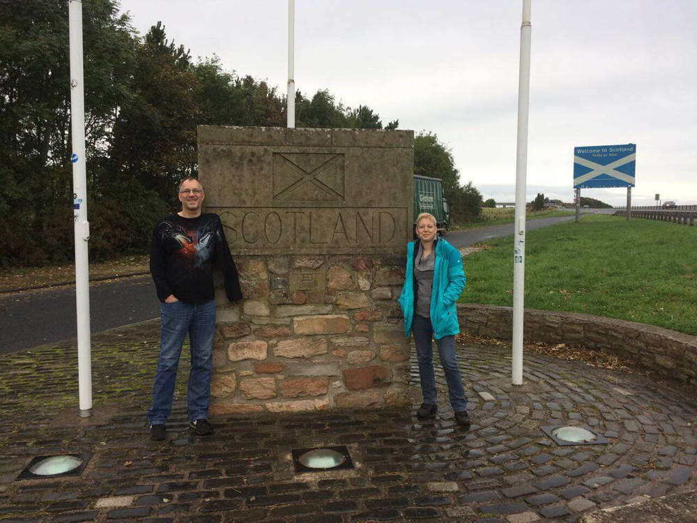 Grenze England - Schottland