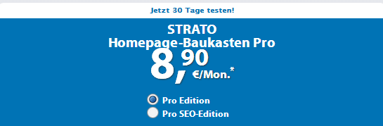 Strato Homepage Baukasten