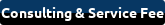 Consulting & Service Fee