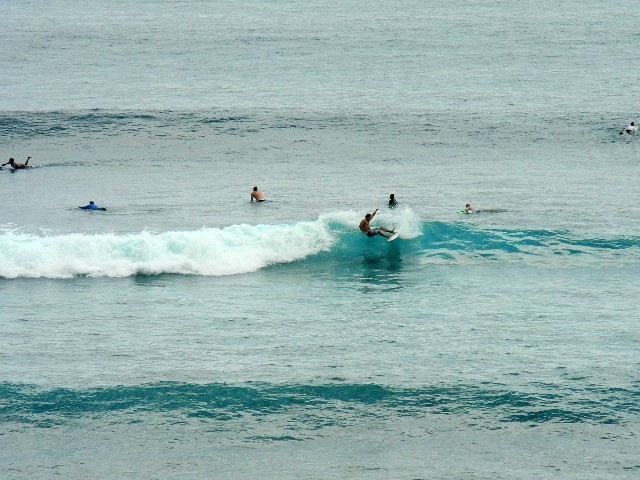 ... und ein toller Viewpoint um Surfer zu beobachten