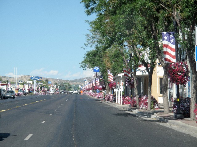 Patriotisch - In Utah auf dem Weg nach Salt Lake City