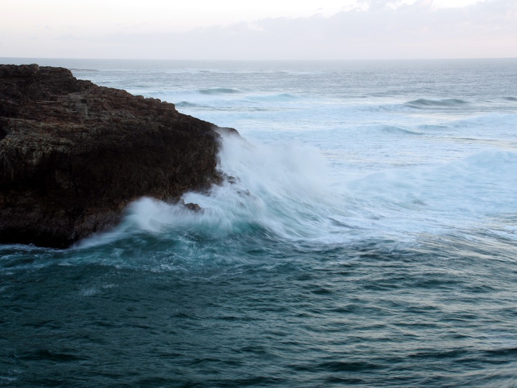 Abendstimmung - Rauhe See an der Ostküste von North Stradebroke Island