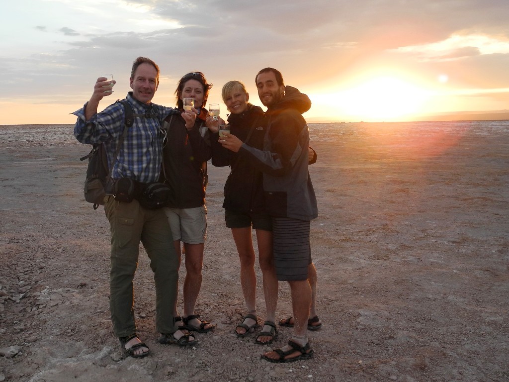 Pisco sour - Mit Mel und Salvi in der Atacama (Laguna Piedra)