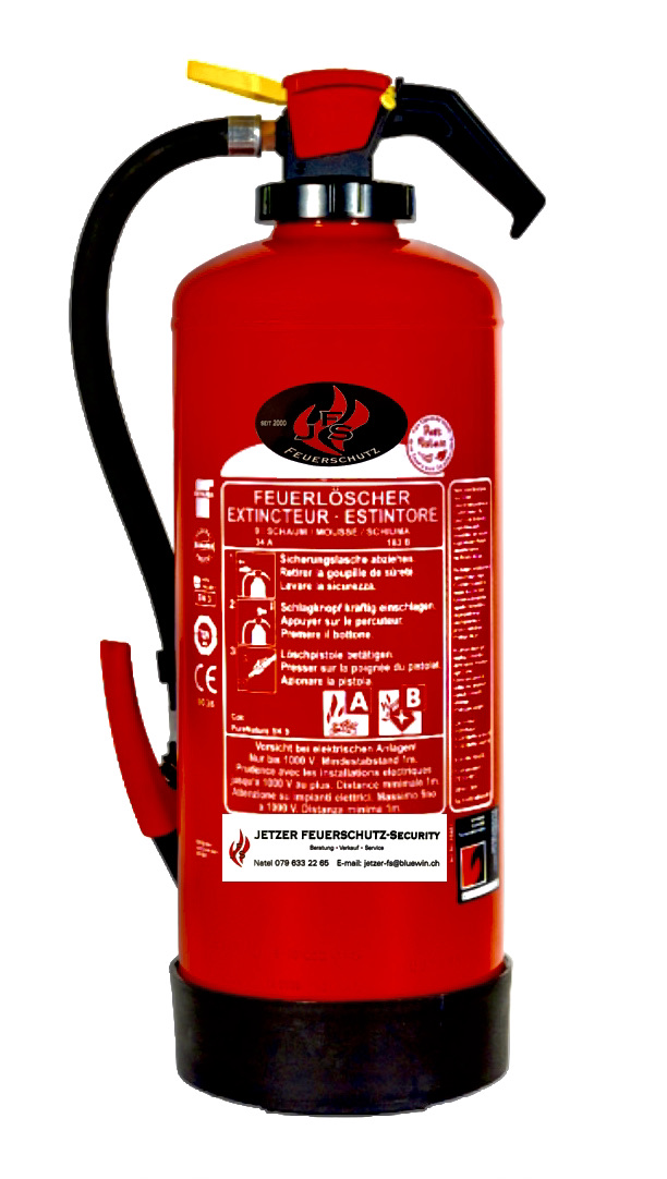 Schaumlöscher 6 & 9 Ltr. BIO