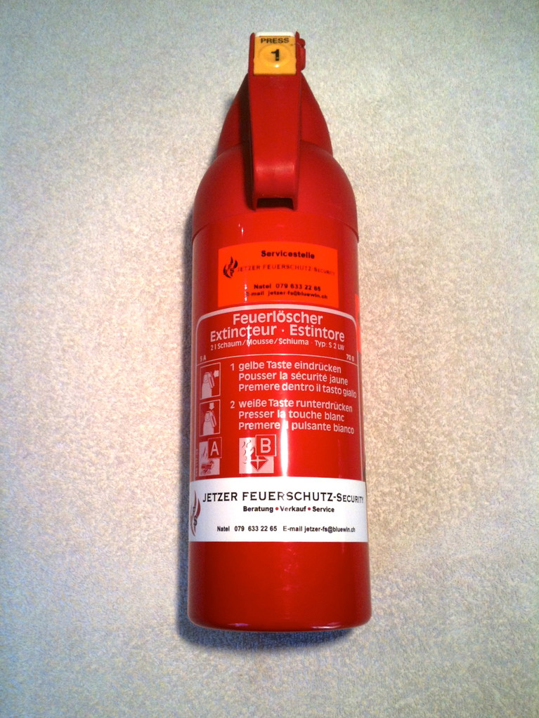 Sprühschaum Feuerlöscher 2 Ltr.