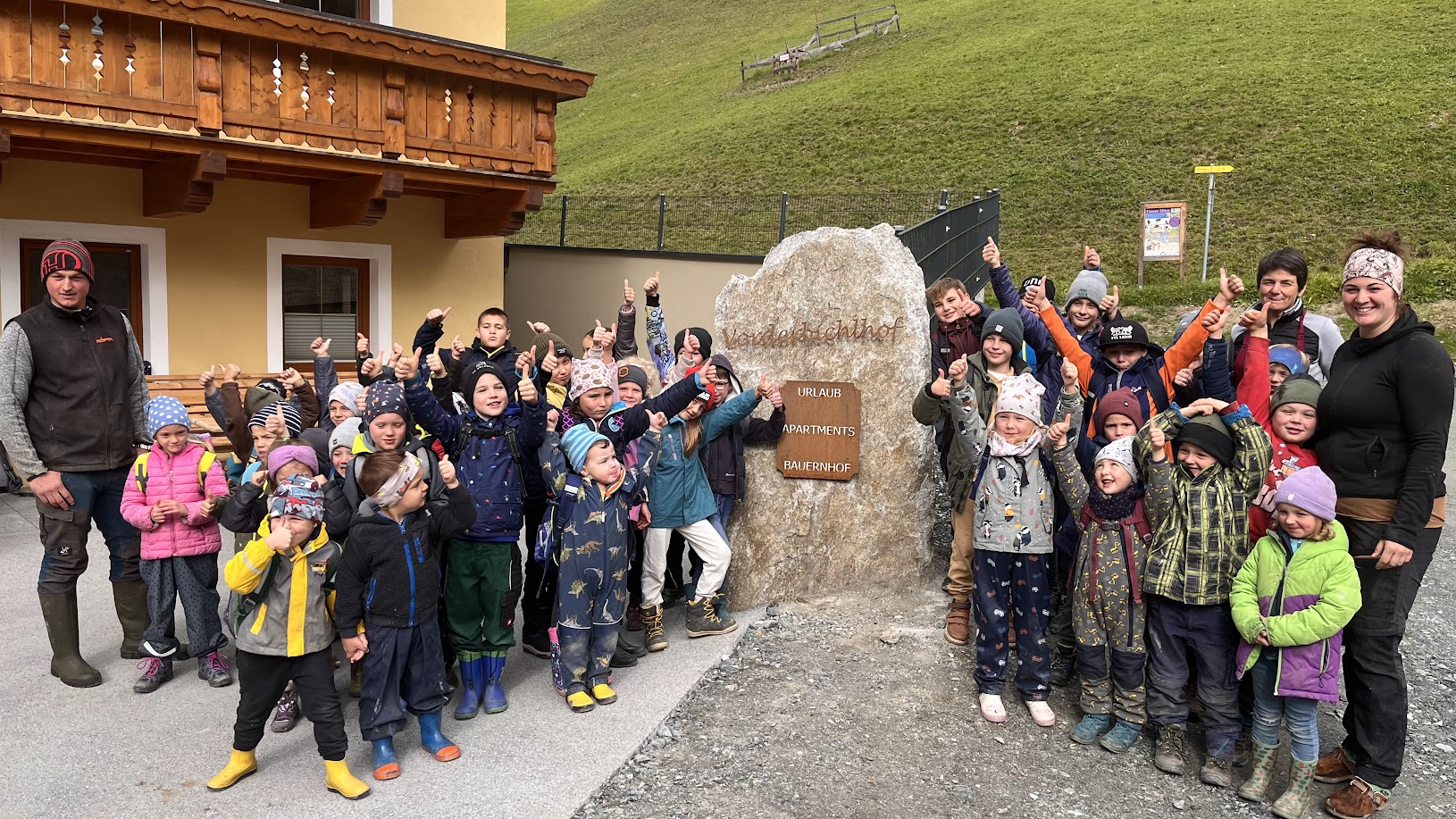 Besuch beim Bauernhof