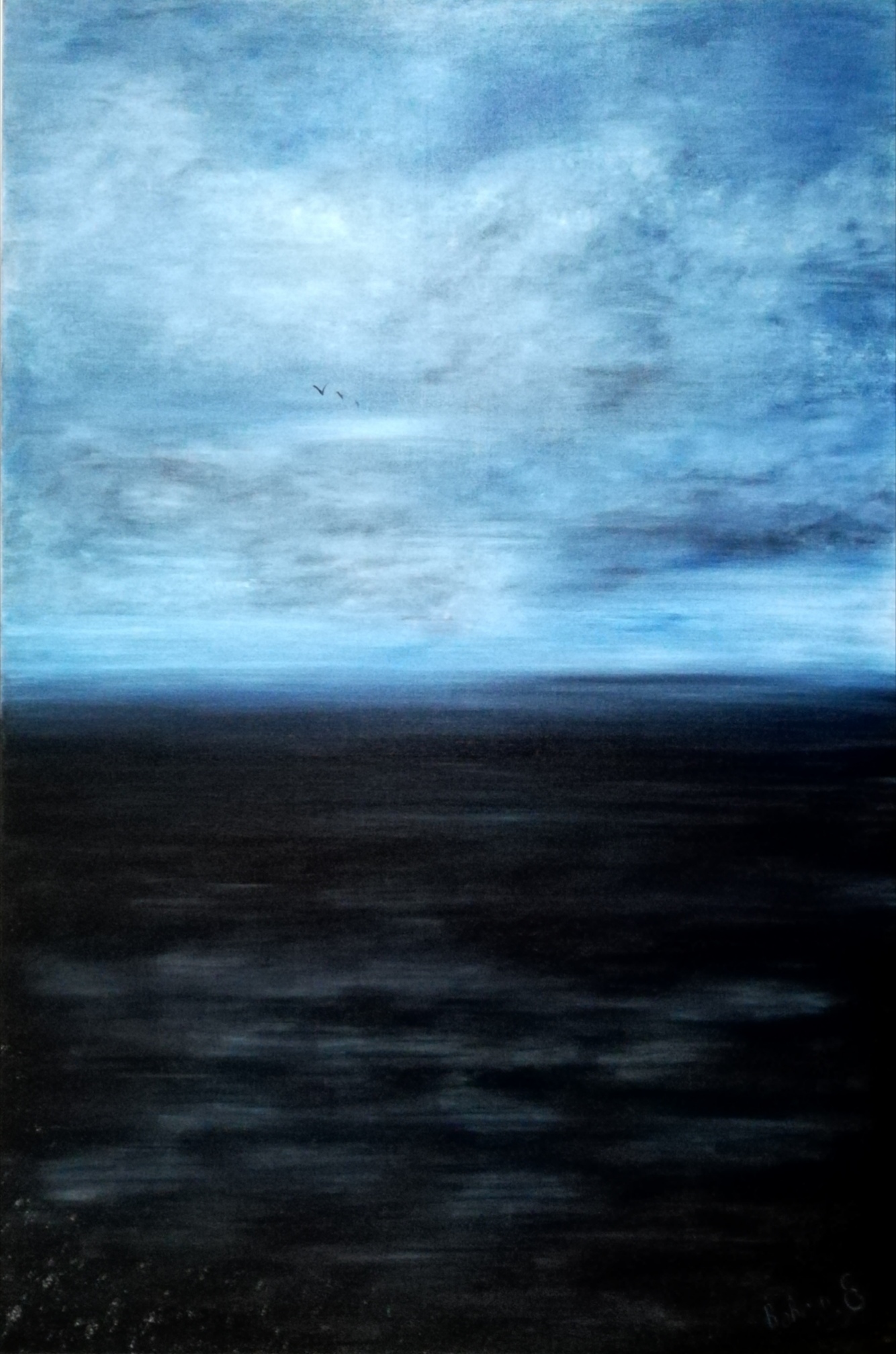 "Sky and Stones _1"- oil, canvas 120Х80 
