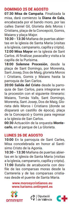 entrada mora cristiana desfile de alardos procesion diana baile de festa major