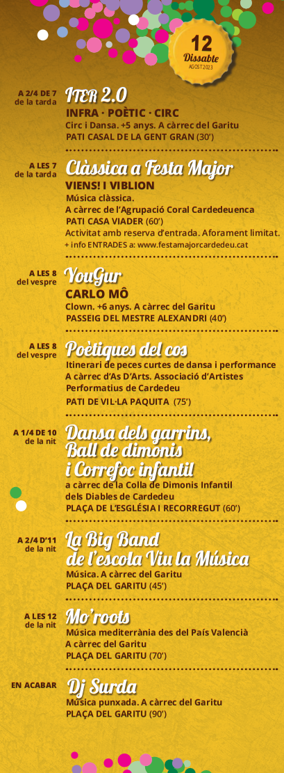 ball concert orquesta correfoc