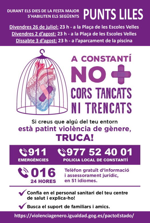 Programa de la Festa Major de Constanti
