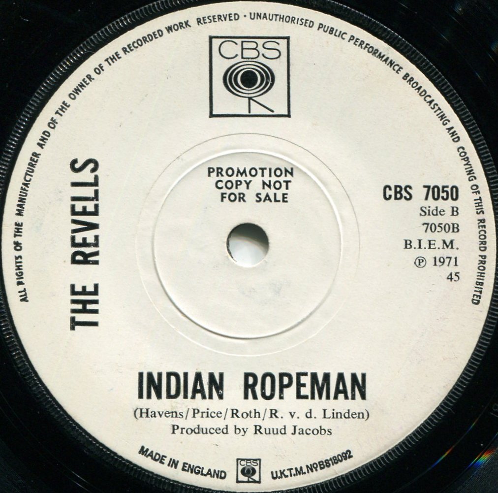 Revells (The) Mind Party / Indian Ropeman UK CBS 7050 casbahcandy