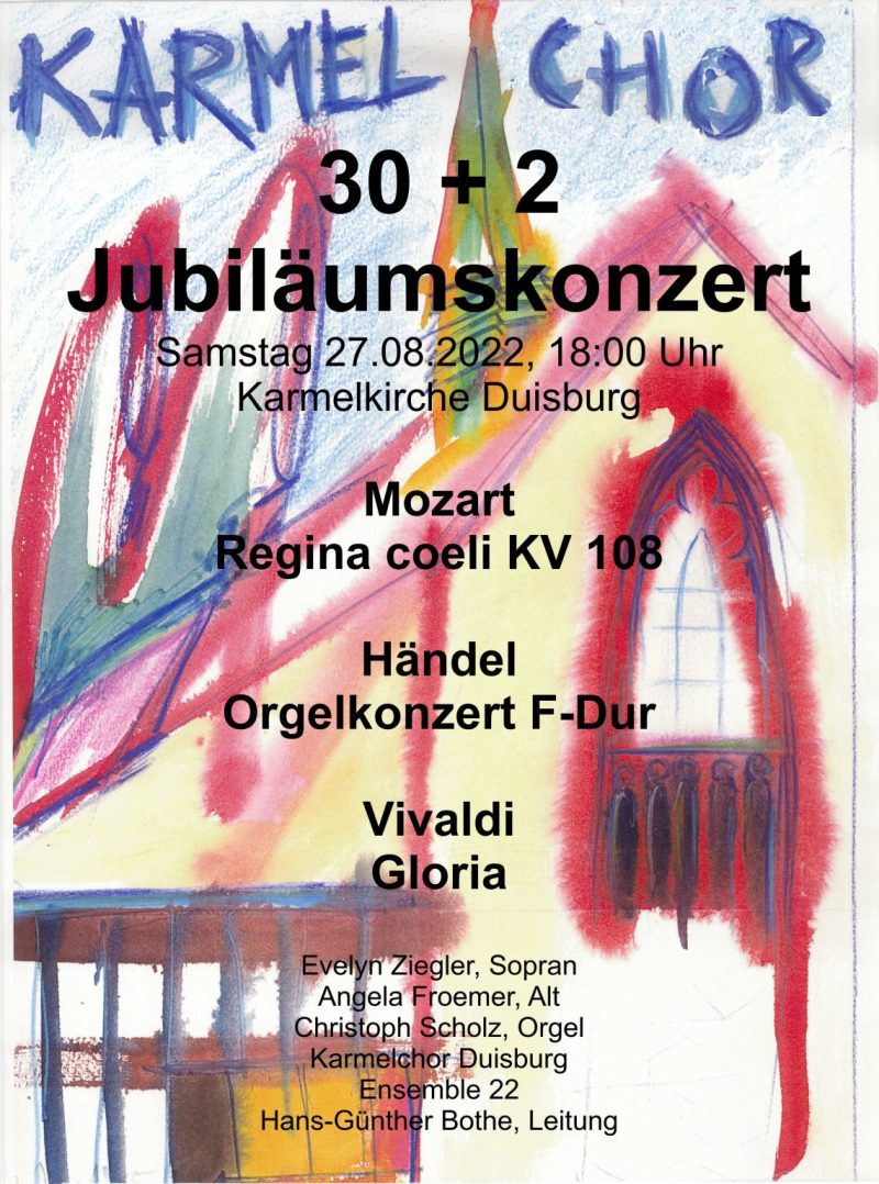 Plakat Jubiläumskonzert