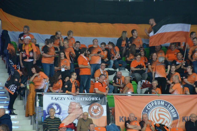 Cuprum Lubin - Trefl Gdańsk, 6. kolejka PlusLigi 2019/20, fot. Robert Szafrański (24.11.2019)
