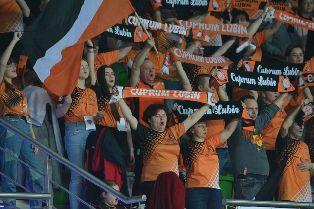 Cuprum Lubin - GKS Katowice, 18. kolejka PlusLigi 2019/20, fot. Robert Szafrański (01.02.2020)