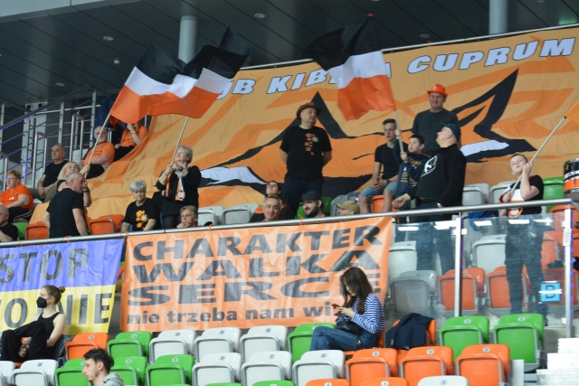 Cuprum Lubin - Projekt Warszawa, play-off o 9. miejsce PlusLigi 2021/22 (14.04.2022), fot. Robert Szafrański