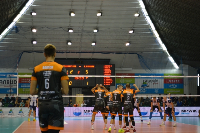MKS Będzin - Cuprum Lubin, 06. kolejka PlusLigi 2018/19, fot. Julia Panicz (07.11.2018)