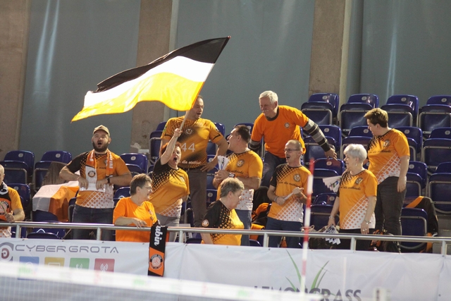 MKS Będzin - Cuprum Lubin, 10. kolejka PlusLigi 2019/20, fot. Radar (15.12.2019)