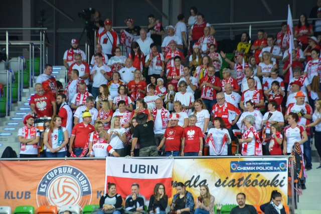 Cuprum Lubin - PGE Skra Bełchatów, 07. kolejka PlusLigi 2018/19, fot. Robert Szafrański (10.11.2018)