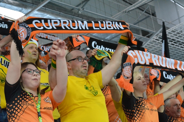 Cuprum Lubin - Aluron Virtu Warta Zawiercie, 26. kolejka PlusLigi 2018/19, fot. Robert Szafrański (24.03.2019)