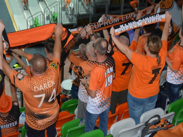 KGHM Cuprum Lubin - Bogdanka LUK Lublin, 3. kolejka PlusLiga 2023/24 (29.10.2023), fot. Robert Szafrański