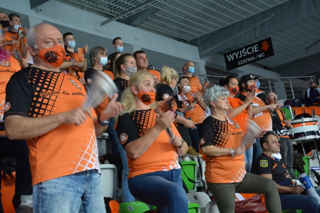 Cuprum Lubin - Ślepsk Malow Suwałki, 6. kolejka PlusLiga 2020/21 (11.10.2020), fot. Robert Szafrański
