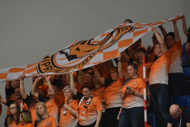 PGE Skra Bełchatów - Cuprum Lubin, 20. kolejka PlusLigi 2018/19, fot. Robert Szafrański (17.02.2019)