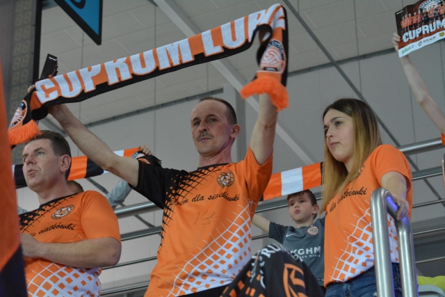 Cuprum Lubin - Chemik Bydgoszcz, 2. mecz play-off o 11. miejsce PlusLigi 2018/19, fot. Robert Szafrański (05.04.2019)