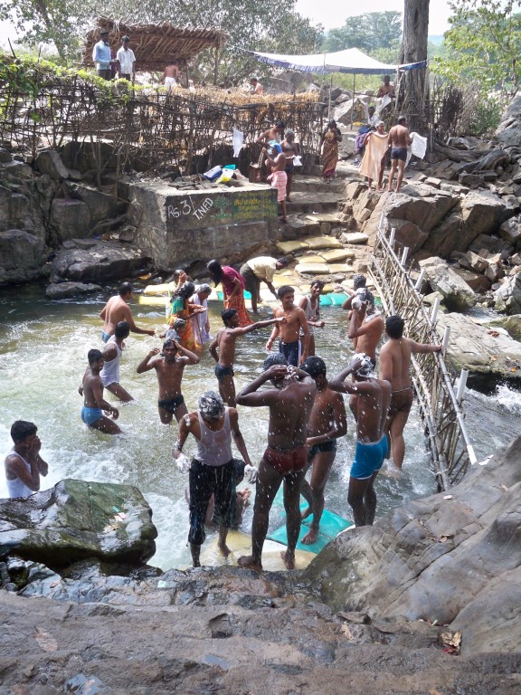 "Niagara of India" heiliger Badeplatz