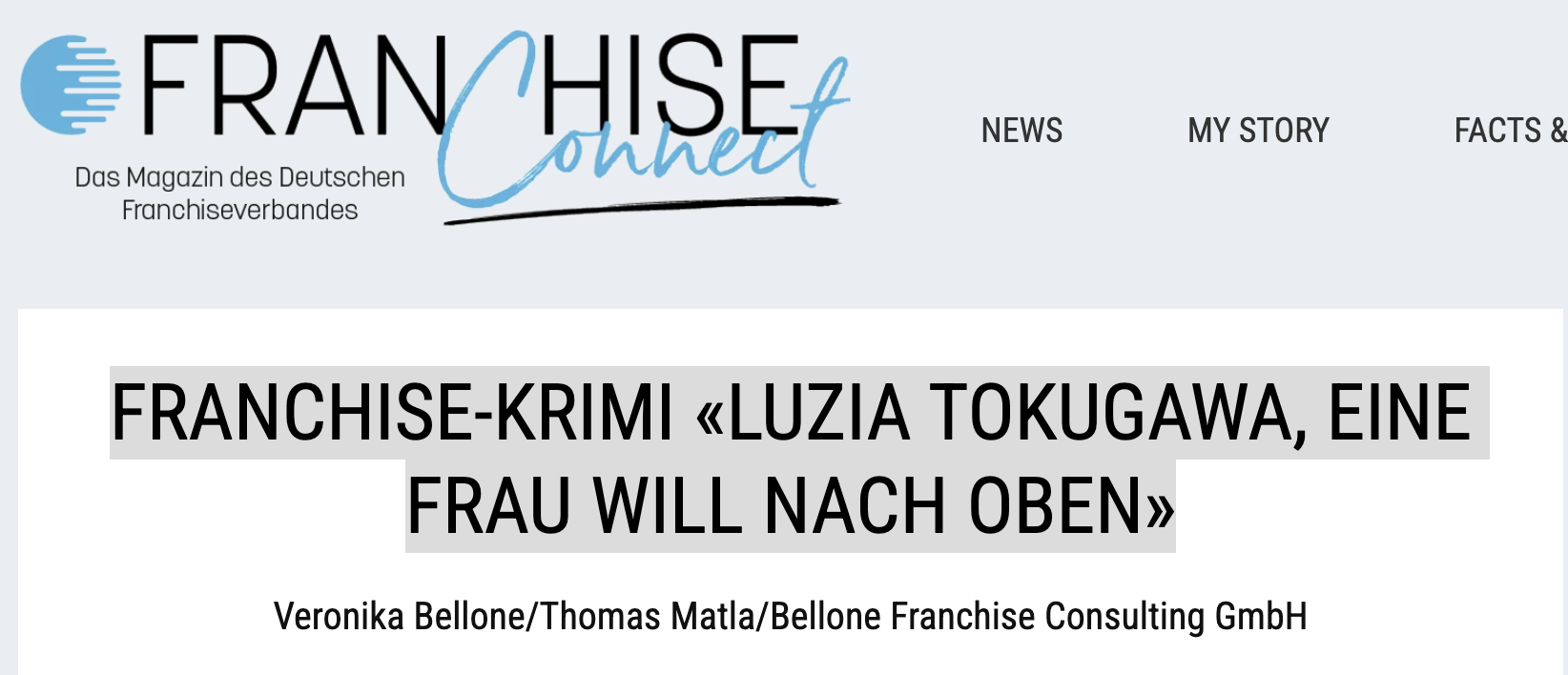 Franchise-Krimi in der FranchiseConnect