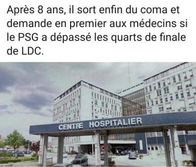 Le PSG ému...