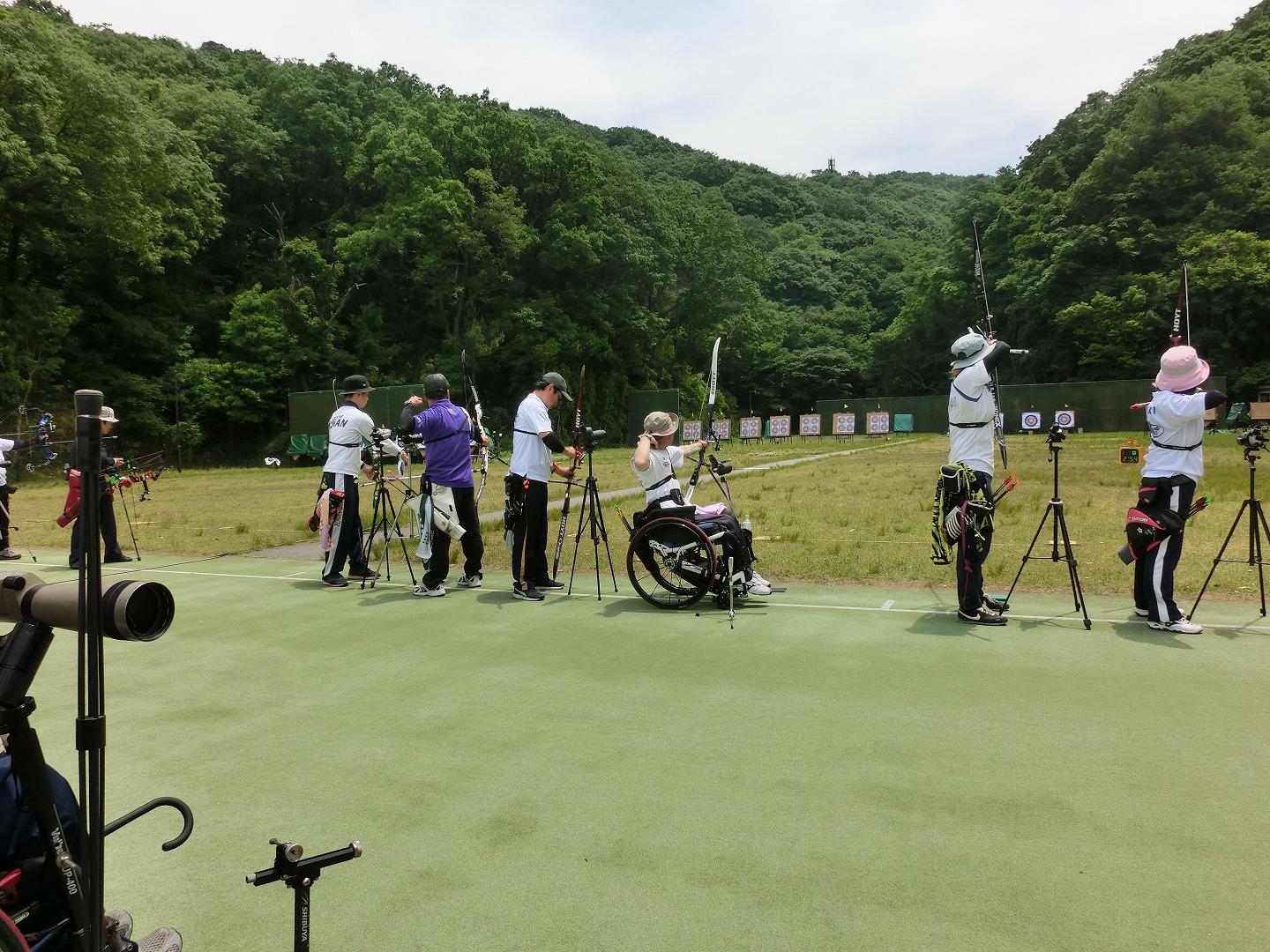 のじぎく杯アーチェリー大会